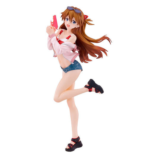 Rebuild of Evangelion Pop Up Parade L PVC Statue Beach Queens: Asuka Shikinami Langley 22 cm 4580590208681