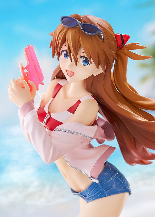 Rebuild of Evangelion Pop Up Parade L PVC Statue Beach Queens: Asuka Shikinami Langley 22 cm 4580590208681