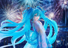 Character Vocal Series 01: Hatsune Miku PVC Figure 1/7 Music & Fire Works Ver. 23 cm 4570232587038