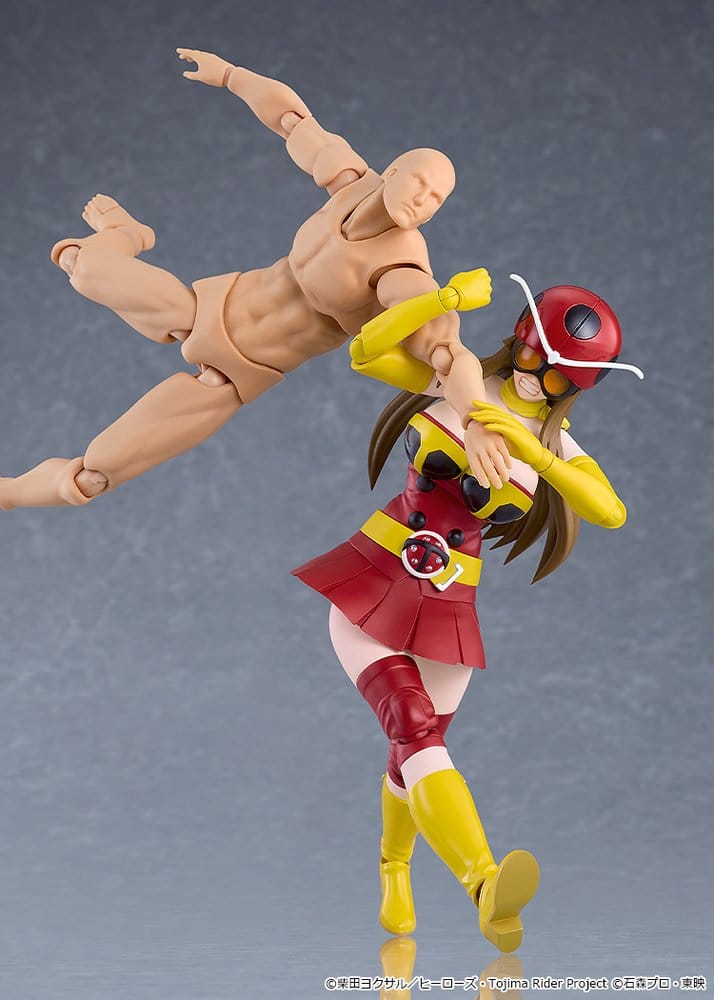 Tojima Wants to Be a Kamen Rider Figma Action Figure Yuriko Okada (Electro-Wave Human Tackle Ver.) 14 cm 4570232589933