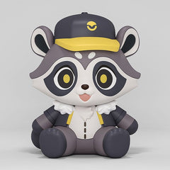 Honkai: Star Rail Huggy Good Smile Mini Figure Baseball Raccoon 7 cm 4570232593503