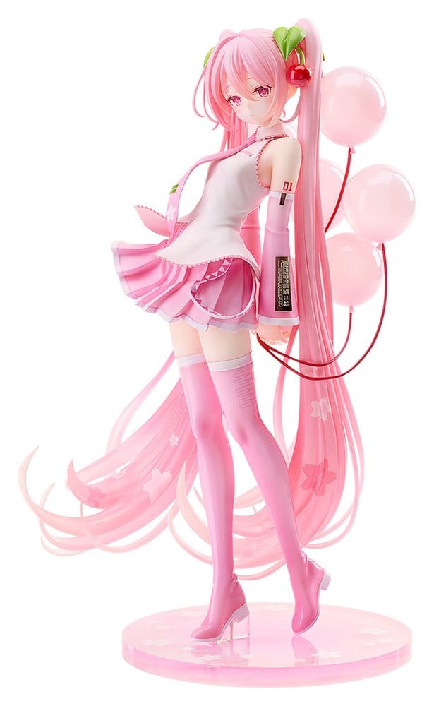 Character Vocal Series 01: Hatsune Miku G.S. Collection [SC] PVC Figure 1/7 Sakura Miku: GSC Illustration Contest Ver. 26 cm 4570232593633