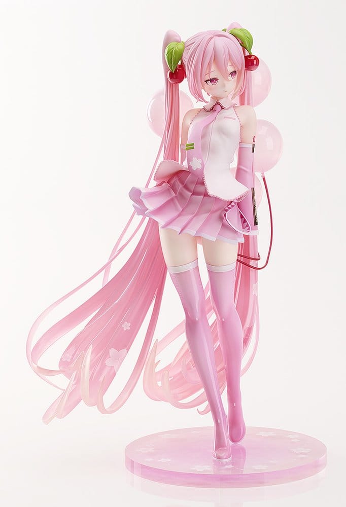 Character Vocal Series 01: Hatsune Miku G.S. Collection [SC] PVC Figure 1/7 Sakura Miku: GSC Illustration Contest Ver. 26 cm 4570232593633