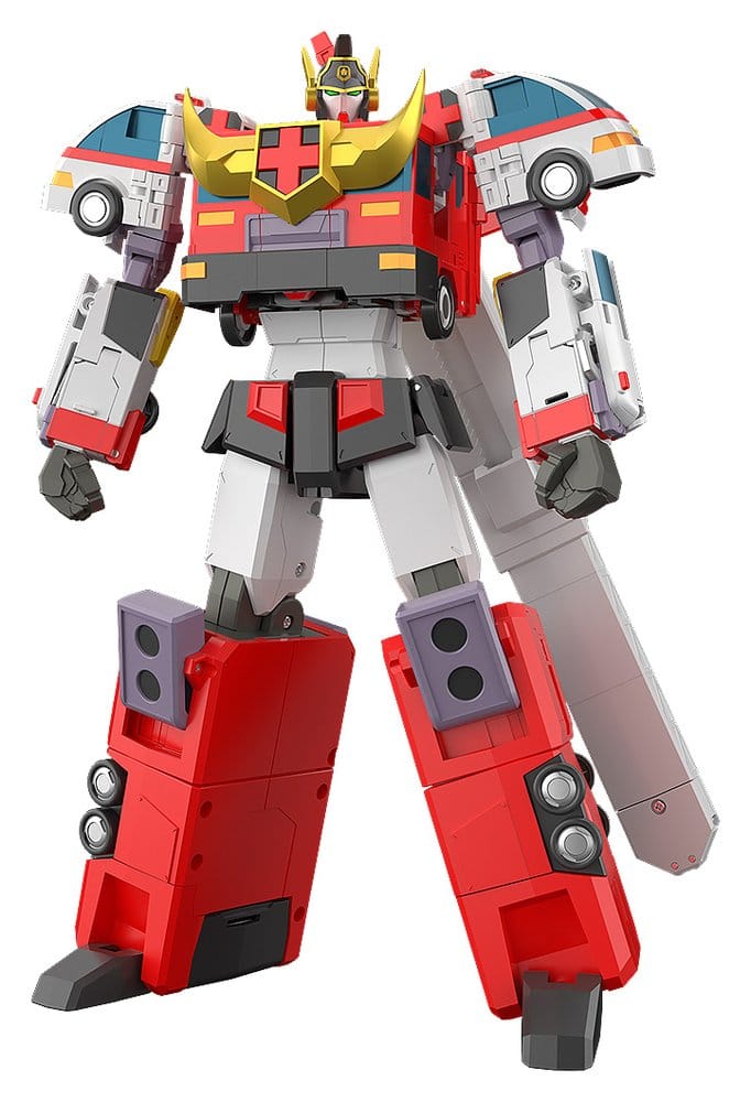 Brave Police J-Decker Action Figure The Gattai Duke Fire 25 cm 4570232594142