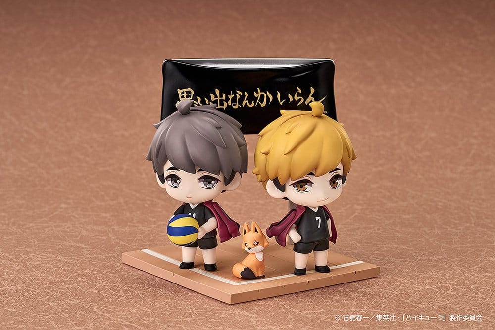 Haikyu!! Qset+ Mini Figures 2-Pack Atsumu Miya & Osamu Miya 8 cm 6976739631249