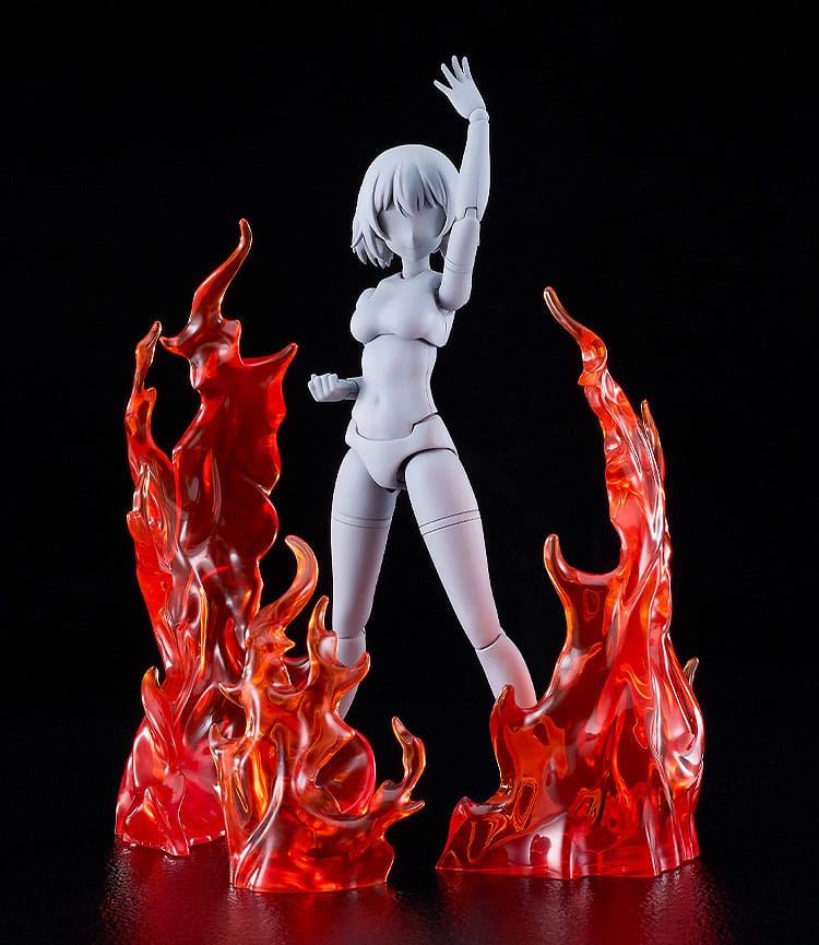 The Simple Effect Parts for Figures Flames: Red  4580828660786