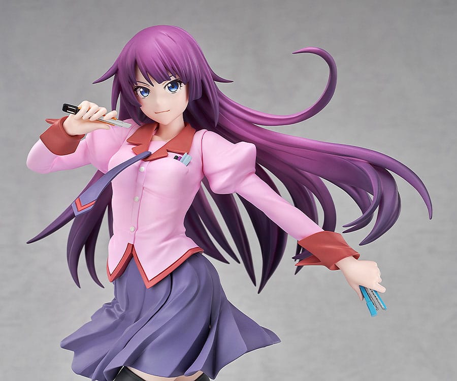 Monogatari Series Pop Up Parade PVC Statue Hitagi Senjyogahara L Size 23 cm               4580828662032