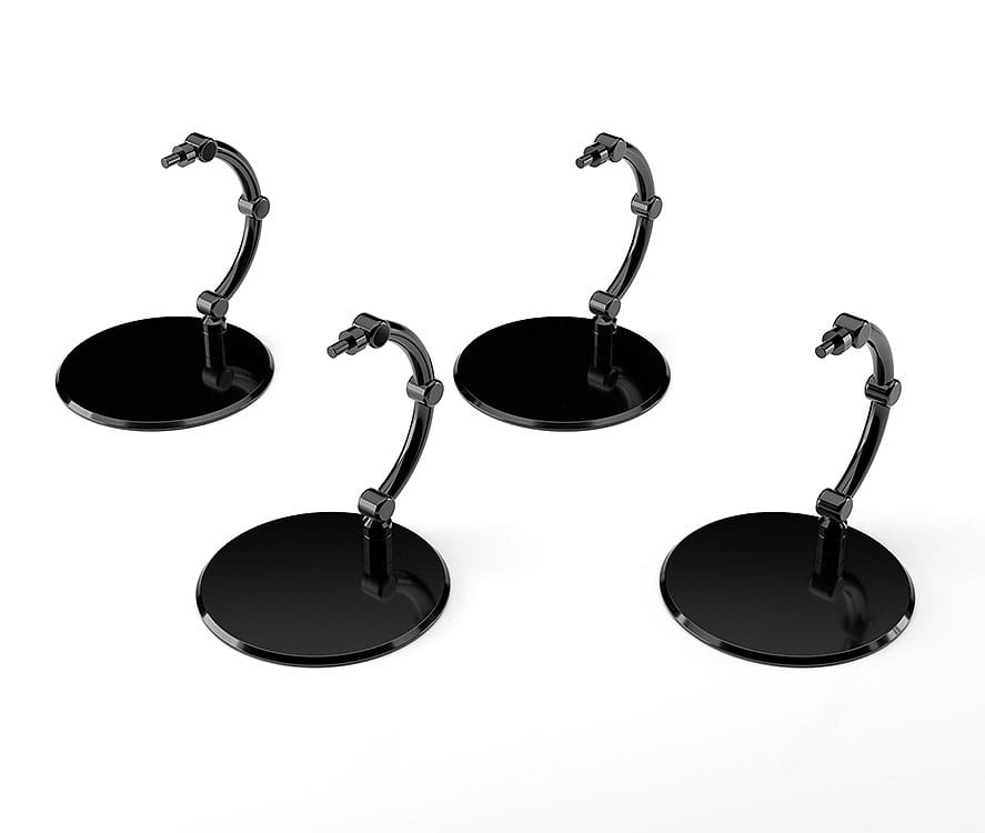 The Simple Stand Mini Nendoroid More for Mini Figures & Models mini Black 4er-Pack  4580828662827