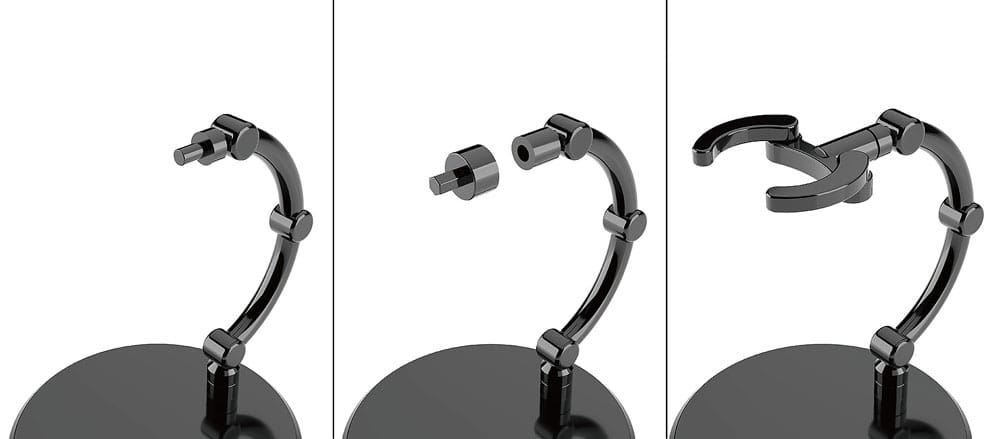The Simple Stand Mini Nendoroid More for Mini Figures & Models mini Black 4er-Pack  4580828662827