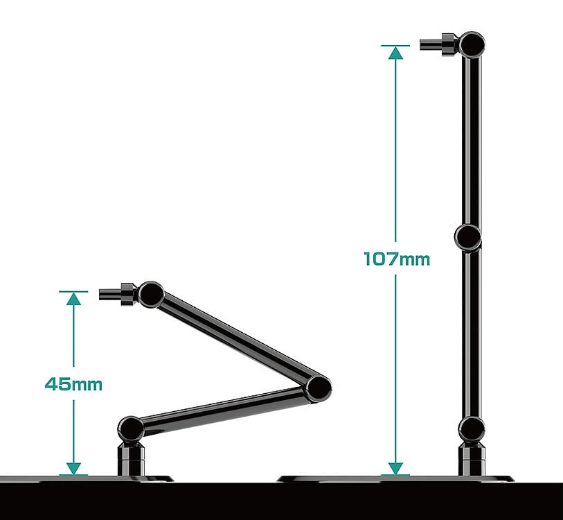 The Simple Stand Mini Nendoroid More for Mini Figures & Models mini Black 4er-Pack  4580828662827