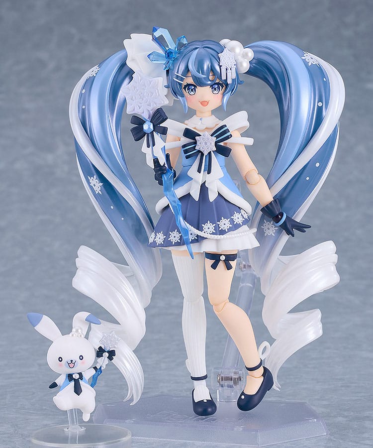 Character Vocal Series 01: Hatsune Miku Figma Action Figure Snow Miku: Crystal Snow Ver. 13 cm  4580828663992