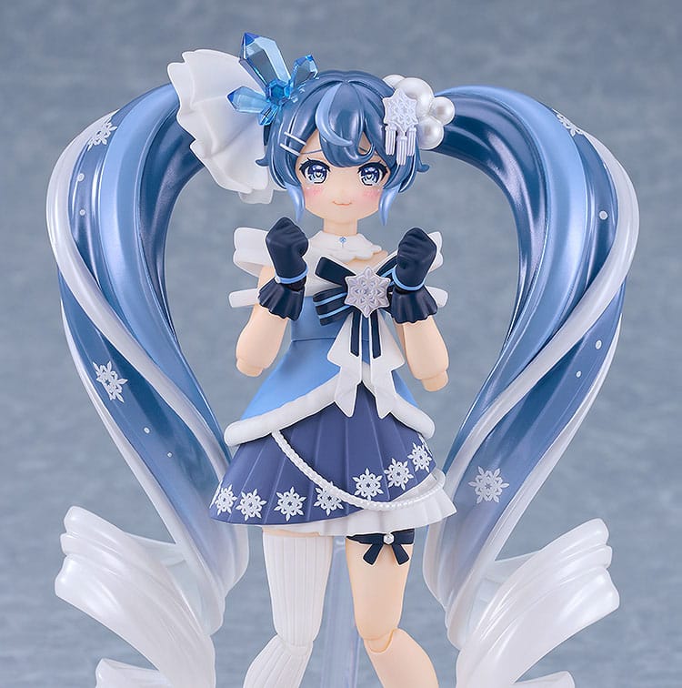 Character Vocal Series 01: Hatsune Miku Figma Action Figure Snow Miku: Crystal Snow Ver. 13 cm  4580828663992