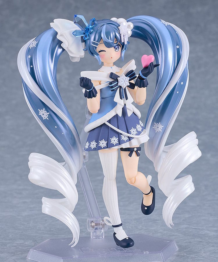 Character Vocal Series 01: Hatsune Miku Figma Action Figure Snow Miku: Crystal Snow Ver. 13 cm  4580828663992