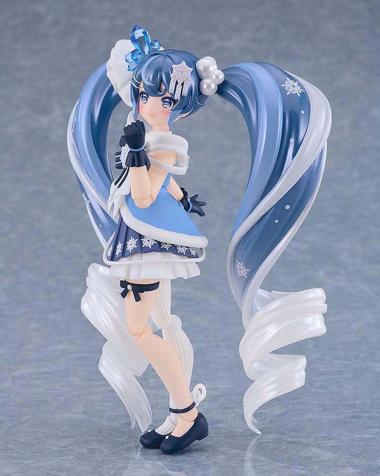 Character Vocal Series 01: Hatsune Miku Figma Action Figure Snow Miku: Crystal Snow Ver. 13 cm  4580828663992