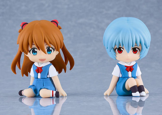 Rebuild of Evangelion Rubber Mascot Nendroid Plus Mini Figure Rei Ayanami 8 cm  4580828664401