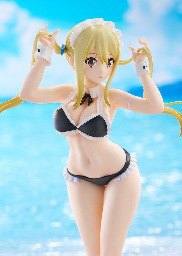 Fairy Tail 100 Years Quest Beach Queens Pop Up Parade PVC Statue Lucy Heartfilia: Virgo Form Swimsuit Ver. L Size 23 cm  4580828665422