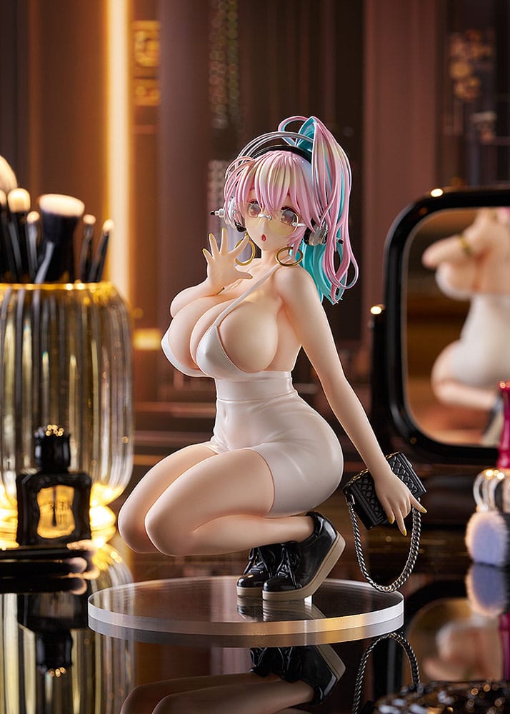Super Sonico Pop Up Parade PVC Statue Super Sonico: 15th Mini Dress Ver. L Size 20 cm               4580828666061