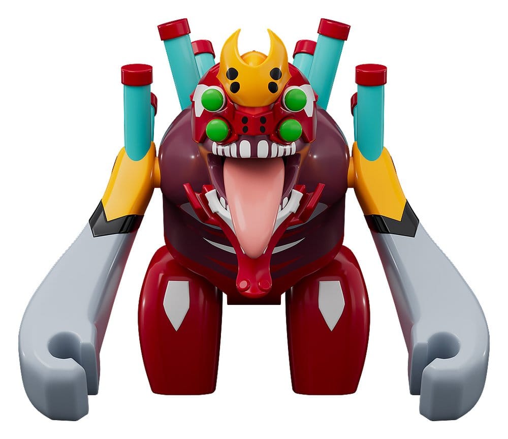 Rebuild of Evangelion Brickroid Mini Figure Evangelion Unit 02 Beast Form 2nd Phase (Type 1) 4 cm 4580828666375