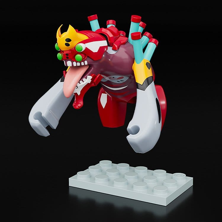 Rebuild of Evangelion Brickroid Mini Figure Evangelion Unit 02 Beast Form 2nd Phase (Type 1) 4 cm 4580828666375