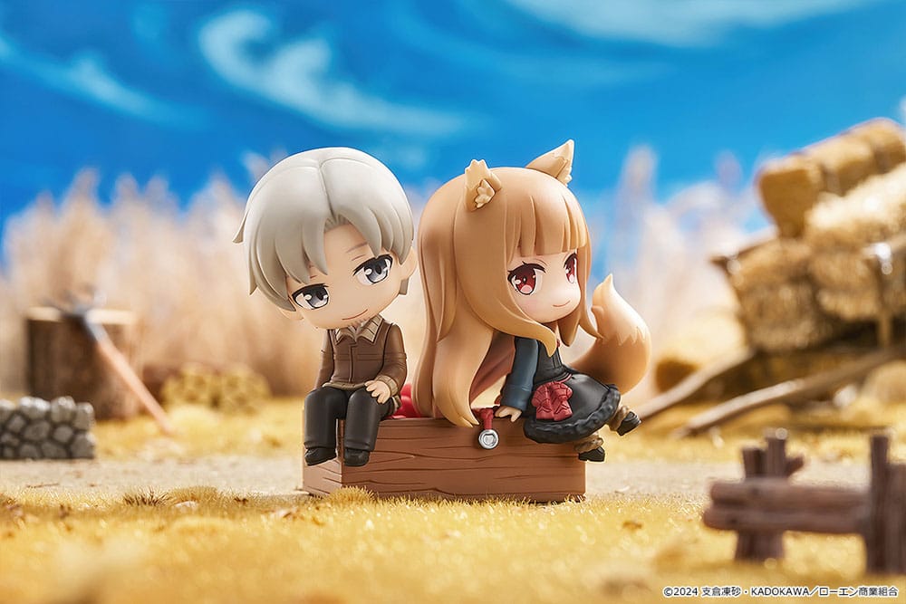 Spice and Wolf: Merchant Meets the Wise Wolf Mini Memory Mini Figure Lawrence & Holo 8 cm 4580828666924