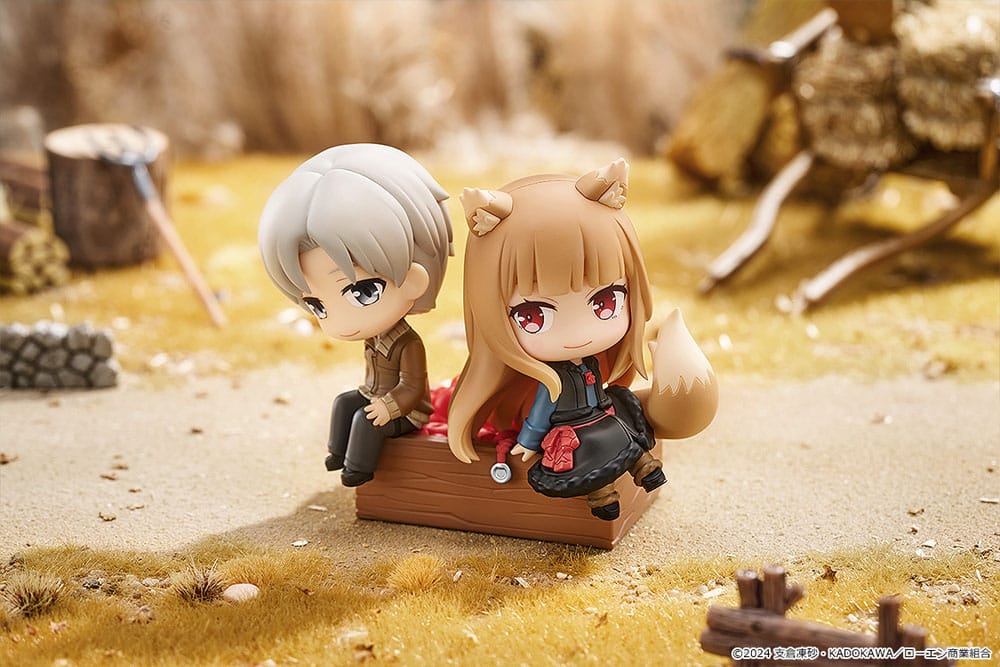 Spice and Wolf: Merchant Meets the Wise Wolf Mini Memory Mini Figure Lawrence & Holo 8 cm 4580828666924