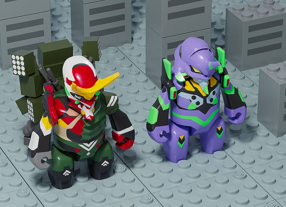Rebuild of Evangelion Brickroid Action Figure Evangelion Production Model-New 02 a 5 cm    4580828667235