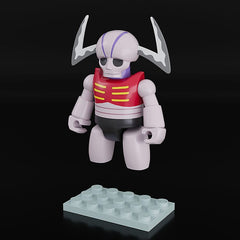 Mazinger Z Brickroid Action Figure Mechanical Beasts Set 1 5 cm    4580828667259