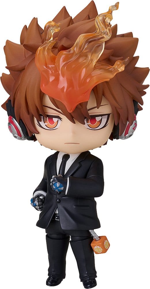 Reborn! Series Nendoroid Action Figure Tsunayoshi Sawada: Black Suit Ver. 11 cm     4580828670976