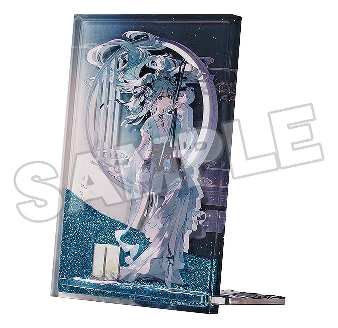 Character Vocal Series 01: Hatsune Miku Glitter Acrylic Block Hatsune Miku Han Gong Qiu Yue Ver. 15 cm    4580828674011