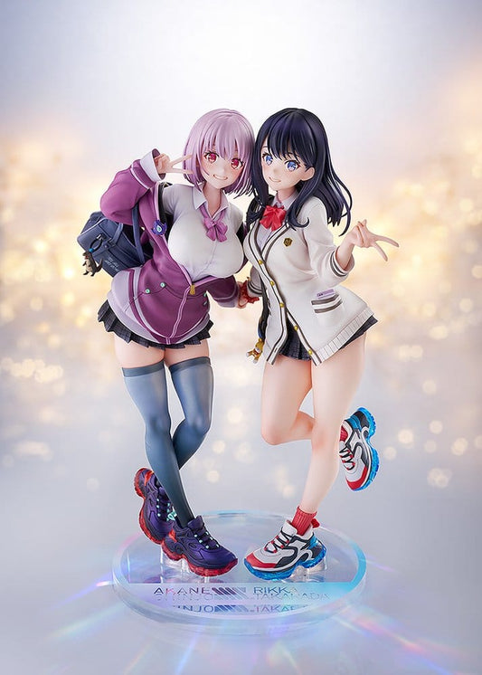 SSSS.GridmanPVC Statues 1/7 2-Pack Rikka Takarada & Akane Shinjo feat. toridamono 22 cm 4580828674769
