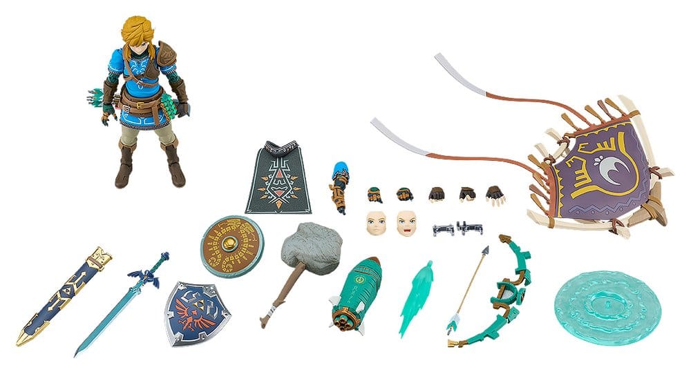 The Legend of Zelda Tears of the Kingdom Figma Action Figure Link Tears of the Kingdom Ver. DX Edition 15 cm 4580828675940