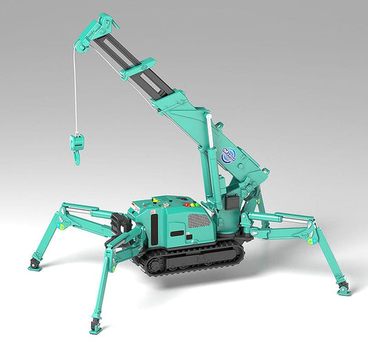 Maeda Seisakusho Moderoid Plastic Model Kit 1/20 Spider Crane (Green) Re-Run 25 cm 4571697183704
