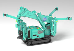 Maeda Seisakusho Moderoid Plastic Model Kit 1/20 Spider Crane (Green) Re-Run 25 cm 4571697183704