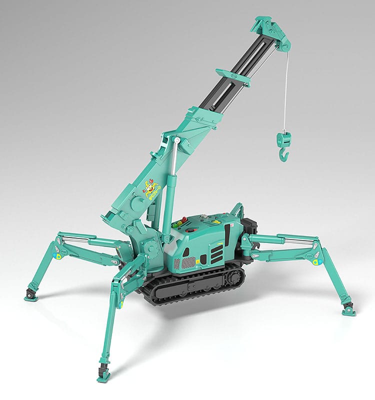 Maeda Seisakusho Moderoid Plastic Model Kit 1/20 Spider Crane (Green) Re-Run 25 cm 4571697183704