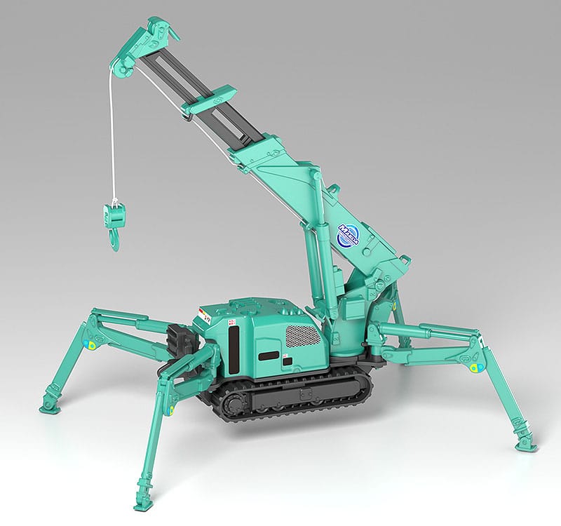 Maeda Seisakusho Moderoid Plastic Model Kit 1/20 Spider Crane (Green) Re-Run 25 cm 4571697183704