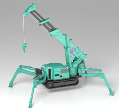 Maeda Seisakusho Moderoid Plastic Model Kit 1/20 Spider Crane (Green) Re-Run 25 cm 4571697183704