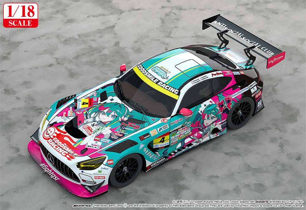 Hatsune Miku GT Project Vehicle 1/18 Hatsune Miku AMG 2025 Season Opening Ver. 26 cm 4571697181670