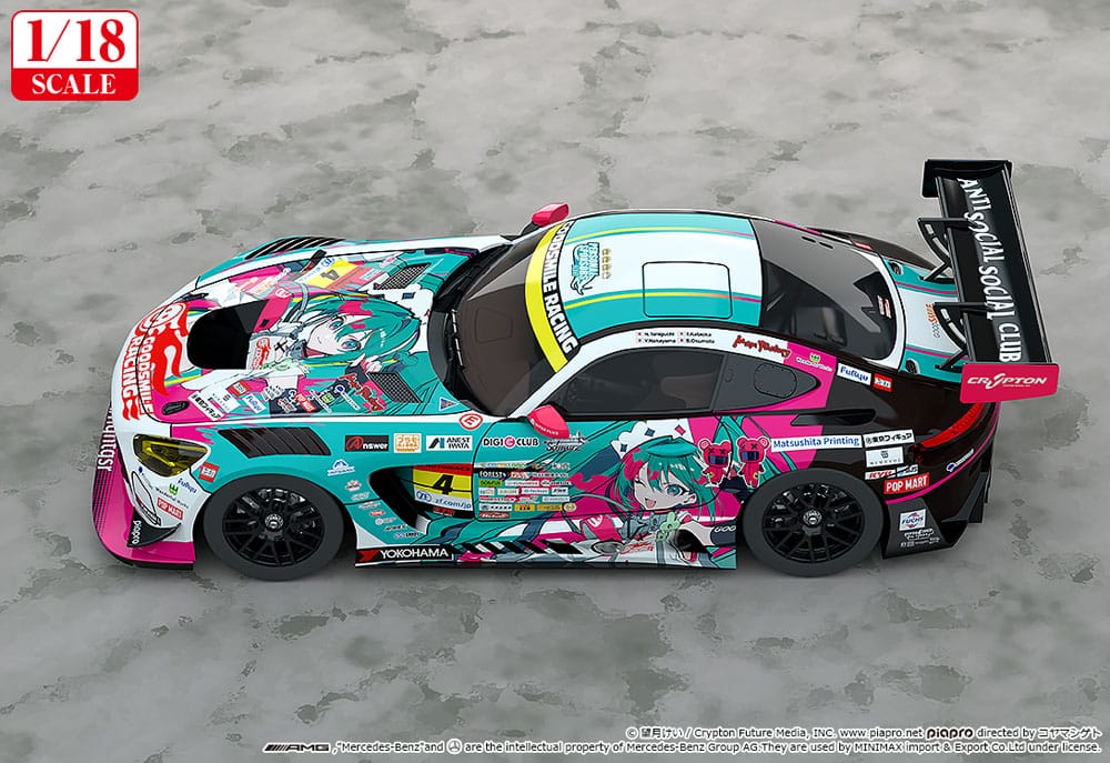Hatsune Miku GT Project Vehicle 1/18 Hatsune Miku AMG 2025 Season Opening Ver. 26 cm 4571697181670