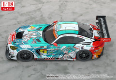 Hatsune Miku GT Project Vehicle 1/18 Good Smile Hatsune Miku AMG 2023 Season Opening Ver. 26 cm 4570232585683