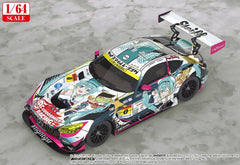 Hatsune Miku GT Project Vehicle 1/64 Good Smile Hatsune Miku AMG 2018 SUPER GT Ver. 7 cm 4570232585812