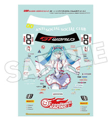 Hatsune Miku GSR Character Customization Series 052 Sticker Set for GSR Cars 1/10 Racing Miku SPA 2025 Ver. 4580828677937
