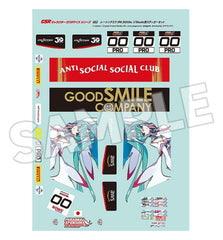 Hatsune Miku GSR Character Customization Series 052 Sticker Set for GSR Cars 1/10 Racing Miku SPA 2025 Ver. 4580828677937