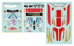 Hatsune Miku GSR Character Customization Series 052 Sticker Set for GSR Cars 1/10 Racing Miku SPA 2025 Ver. 4580828677937