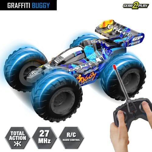 Gear2Play Fahrzeug Funkgesteuerter RC Buggy Graffiti BuggyGear2Play Vehicle Radio-controlled RC Buggy Graffiti BuggyGear2Play véhicule Radiocommandé RC Buggy Graffiti BuggyGear2Play Vehículo Control remoto RC Buggy Graffiti Buggy 6097016229277