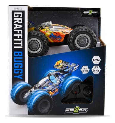 Gear2Play Fahrzeug Funkgesteuerter RC Buggy Graffiti BuggyGear2Play Vehicle Radio-controlled RC Buggy Graffiti BuggyGear2Play véhicule Radiocommandé RC Buggy Graffiti BuggyGear2Play Vehículo Control remoto RC Buggy Graffiti Buggy 6097016229277