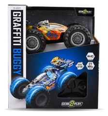 Gear2Play Fahrzeug Funkgesteuerter RC Buggy Graffiti BuggyGear2Play Vehicle Radio-controlled RC Buggy Graffiti BuggyGear2Play véhicule Radiocommandé RC Buggy Graffiti BuggyGear2Play Vehículo Control remoto RC Buggy Graffiti Buggy 6097016229277