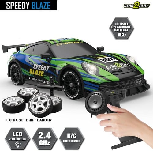 Gear2Play Funkgesteuertes RC Fahrzeug Speedy BlazeGear2Play Radio-controlled RC Vehicle Speedy BlazeGear2Play Radiocommandé RC Véhicule Speedy BlazeGear2Play Control remoto RC Vehículo Speedy Blaze 6097014229293