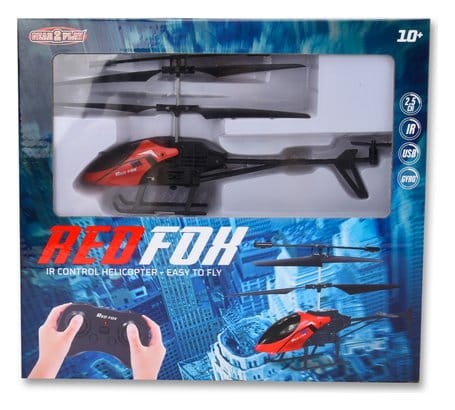 Gear2Play Fahrzeug Ferngesteuerter Helikopter Red FoxGear2Play Vehicle Remote controlled Helicopter Red FoxGear2Play véhicule télécommandé hélicoptère Red FoxGear2Play Vehículo Control remoto Helicóptero Red Fox 5425002415990