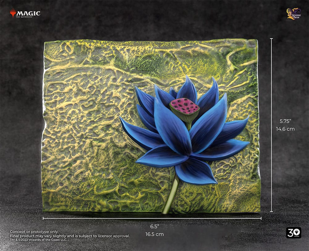 Magic The Gathering Relief Sculpture Black Lotus Previews Exclusive 17 x 15 cm 8881300675035