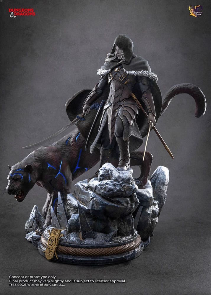 Dungeons & Dragons Statue 1/4 Drizzt Do'Urden (35th Anniversary Edition) Previews Exclusive 40 cm 8881300675059